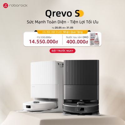 Robot hút bụi lau nhà Roborock QRevo S – Giá rẻ 2024 Robot hút bụi lau nhà Roborock QRevo S – Giá rẻ 2024