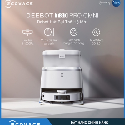 Robot hút bụi lau nhà Ecovacs T30e PRO OMNI 2026
